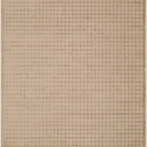 Hafwen Brown Grid Area Rug