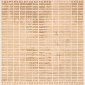 Gareth Light Brown Grid Area Rug