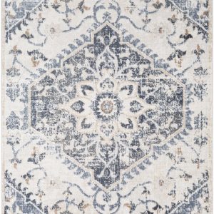 Biggleswade Denim Medallion Area Rug