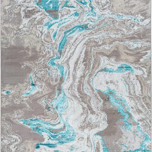 Bonville Blue Marble Rug