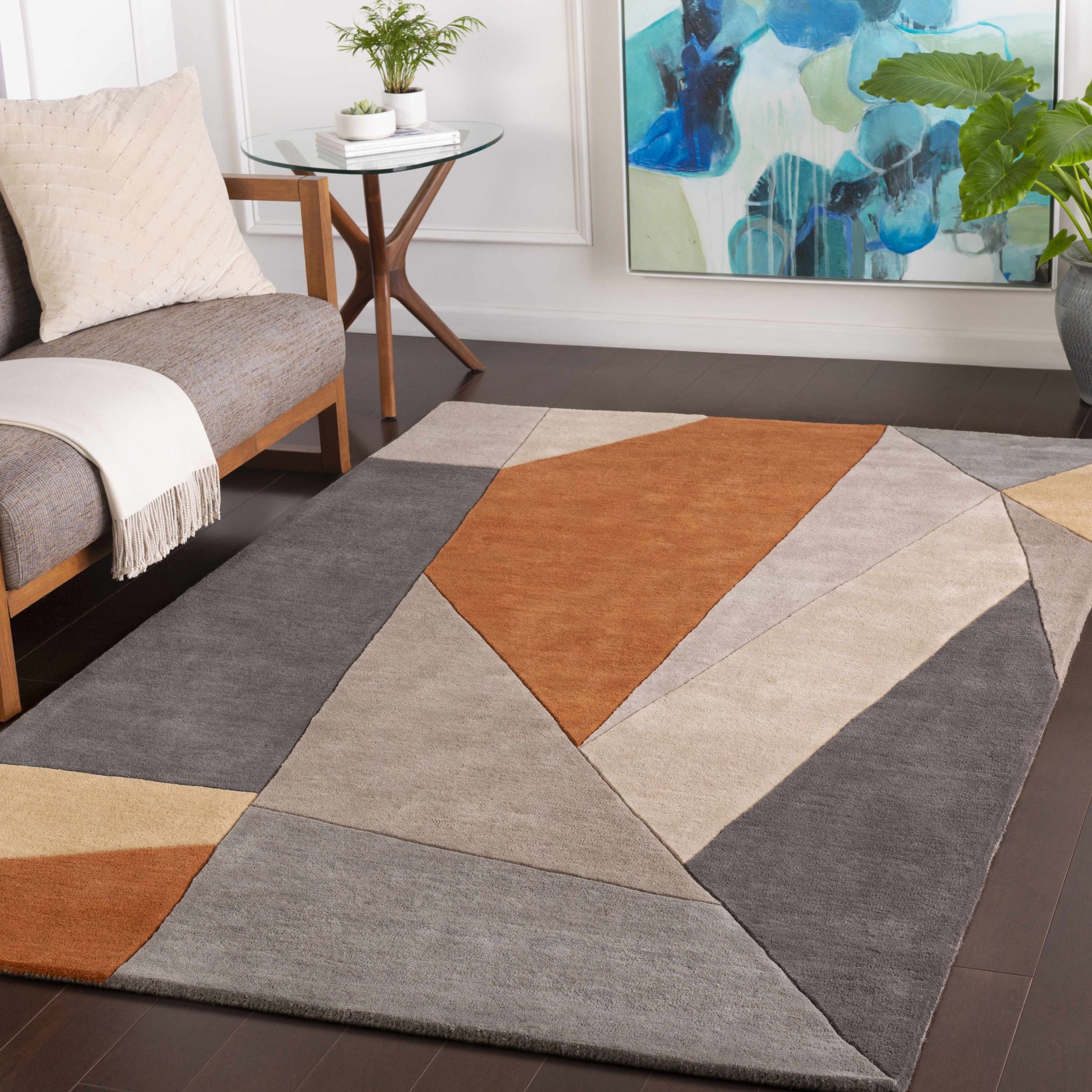 Bracknell Modern Wool Rug - Image 2