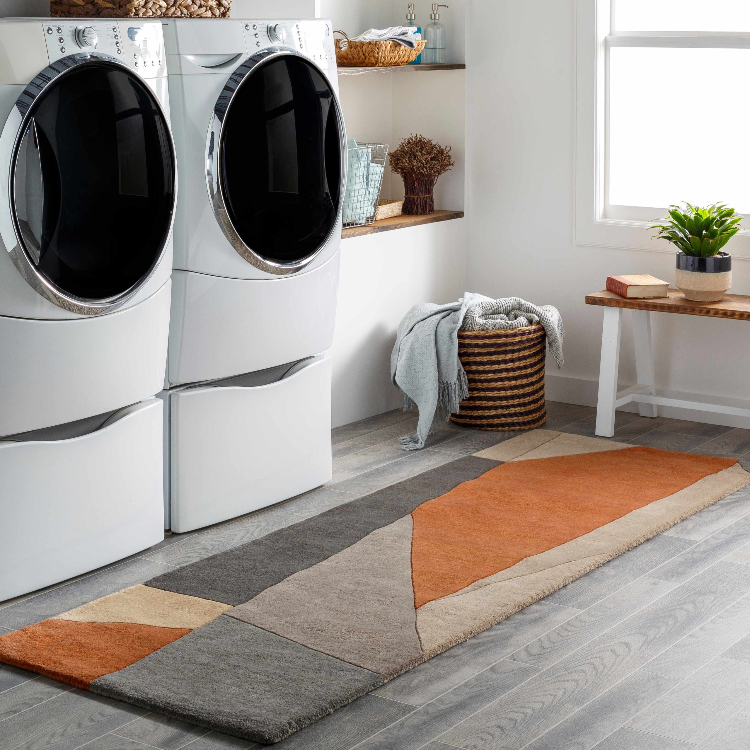 Bracknell Modern Wool Rug - Image 9