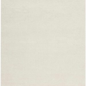Brockton Solid Light Beige Wool Rug