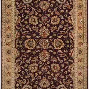 Cherryfield Burgundy 1024 Wool Area Rug