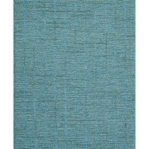 Custom Made Blue Modern Style Hand Tufted Wool Rug