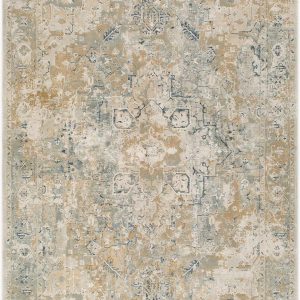 Kamali Beige Contemporary Area Rug