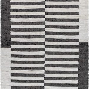Soren Black&White Jute Area Rug