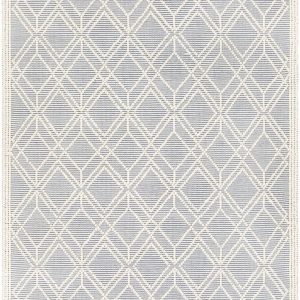 Ramsbury Denim Blue Wool Rug