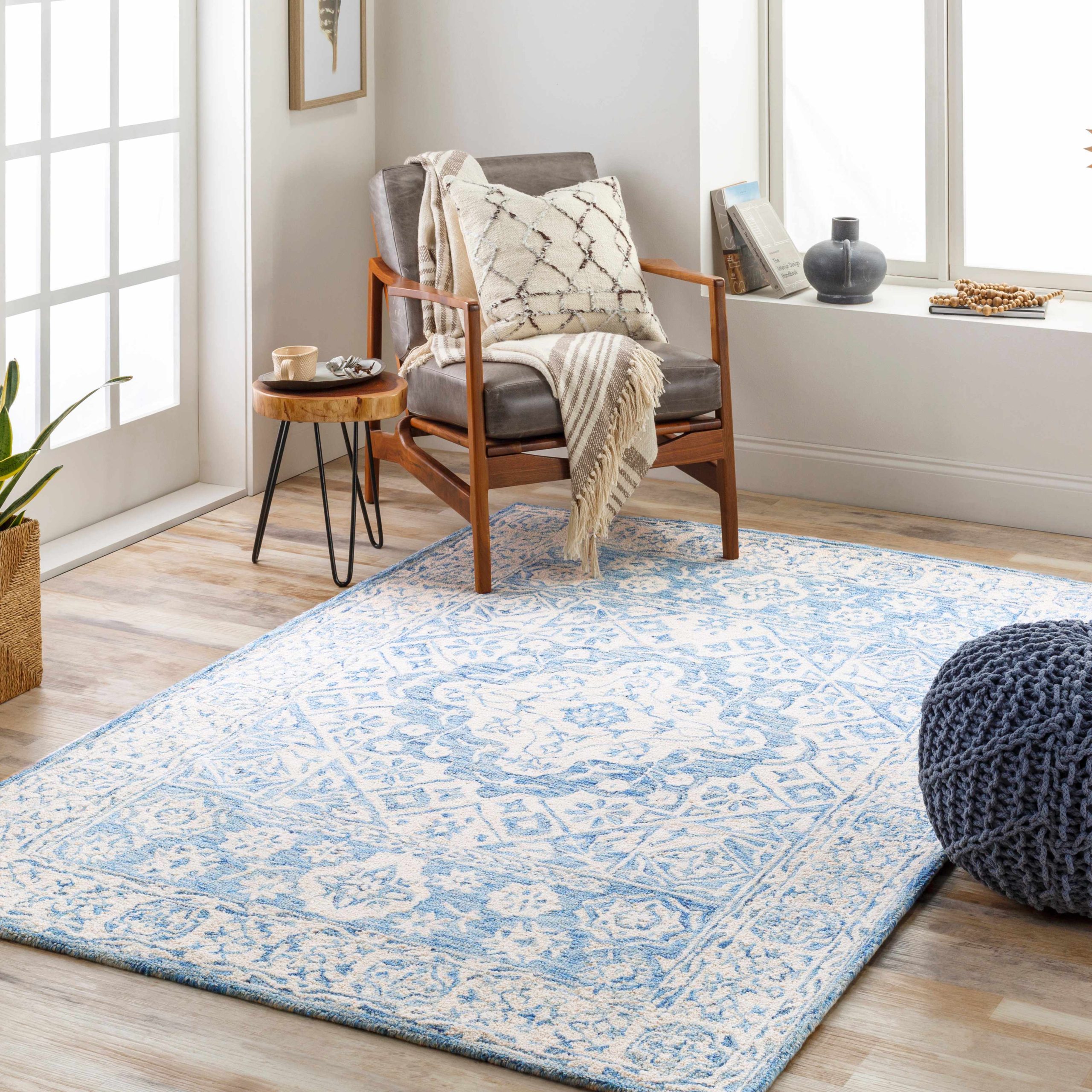Devine Hand Tufted Wool Area Rug - Image 2