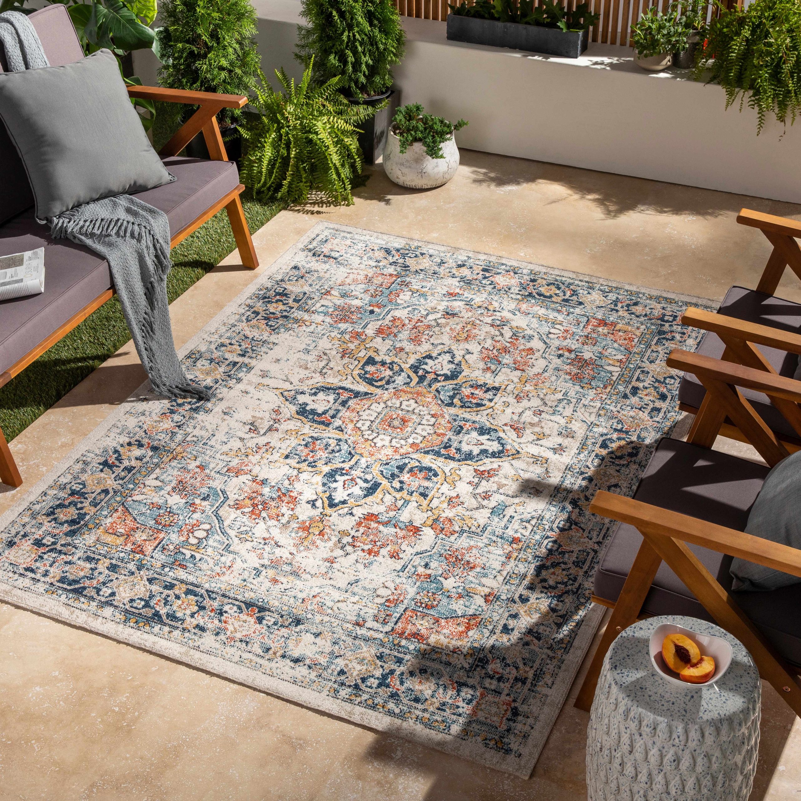 Dorval Traditional Outdoor Rug - Image 17
