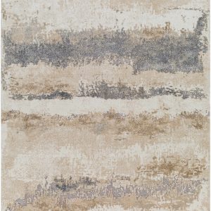 Ezell Abstract Thick Rug