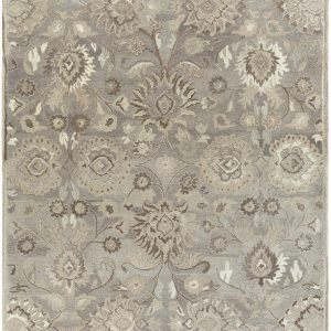 Conesus 1195 Hand Tufted Ivory & Taupe Wool Rug