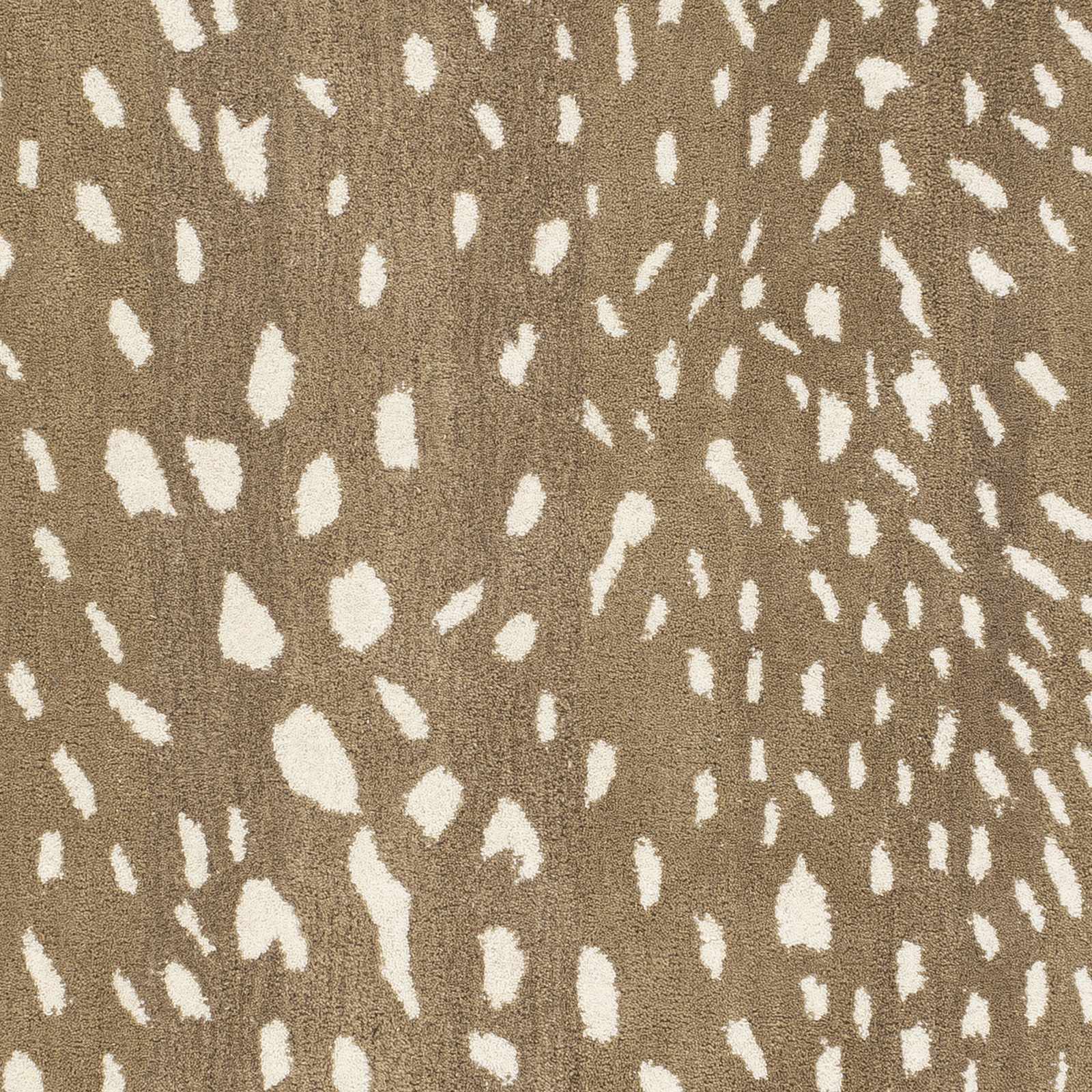Athena Brown Giraffe Print Wool Rug - Image 11