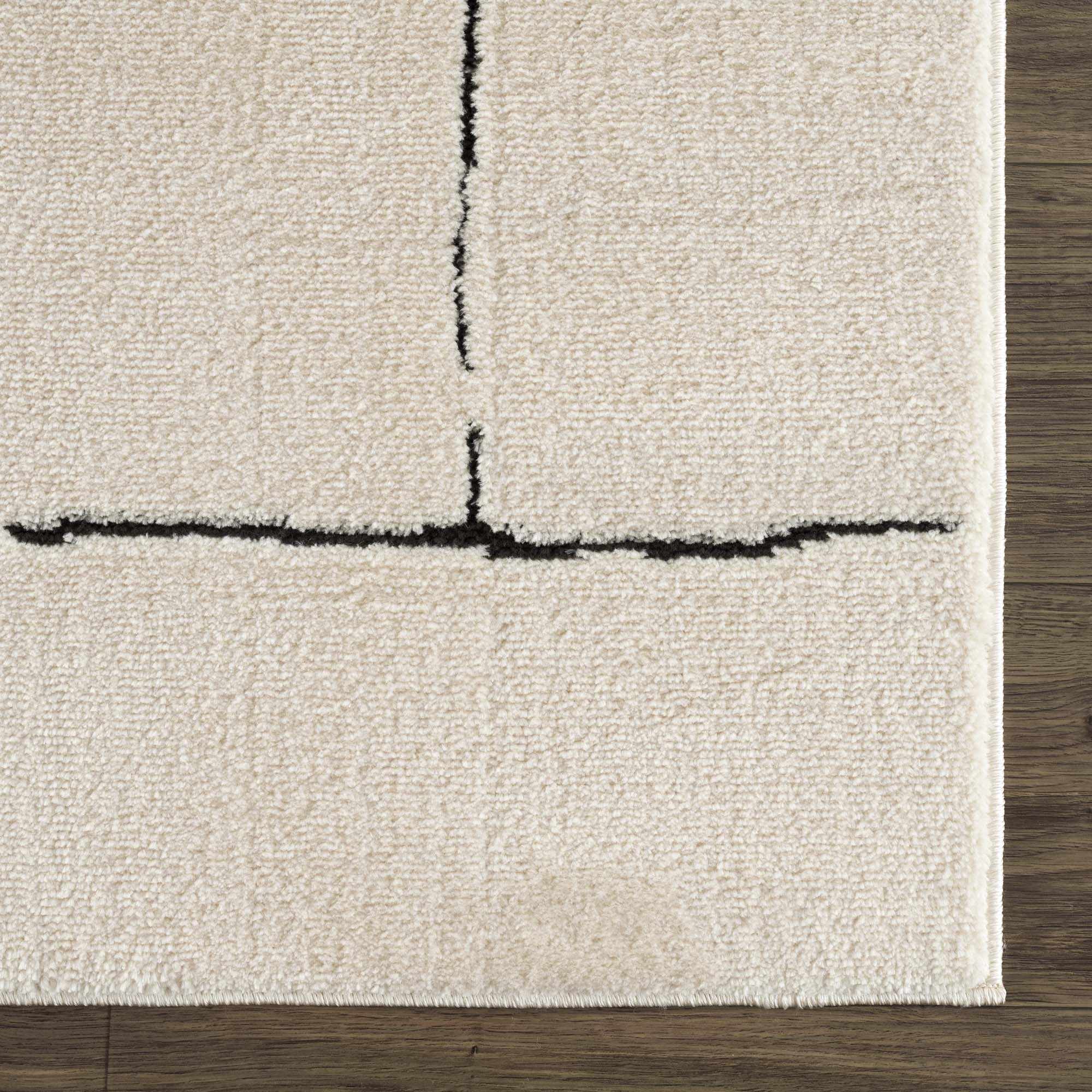 Koume Beige Maze Area Rug - Image 17
