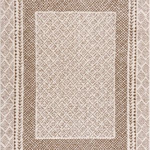 Julio Scandi Boho Area Rug - Brown