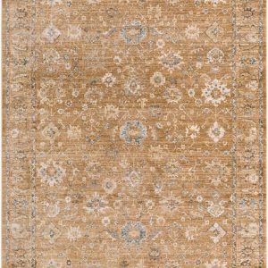 Humana Tan Traditional Area Rug