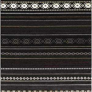 Fogertown Black Western Rug