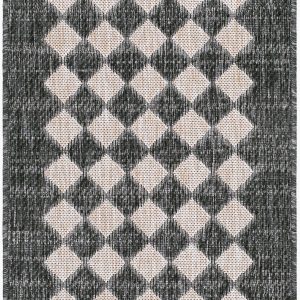 Mulberry Outdoor Machine Woven Galey Alix x LIVABLISS GAMU-2300 Area Rug