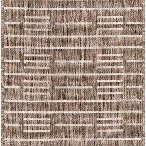 Rye Outdoor Machine Woven Galey Alix x LIVABLISS GARY-2301 Area Rug