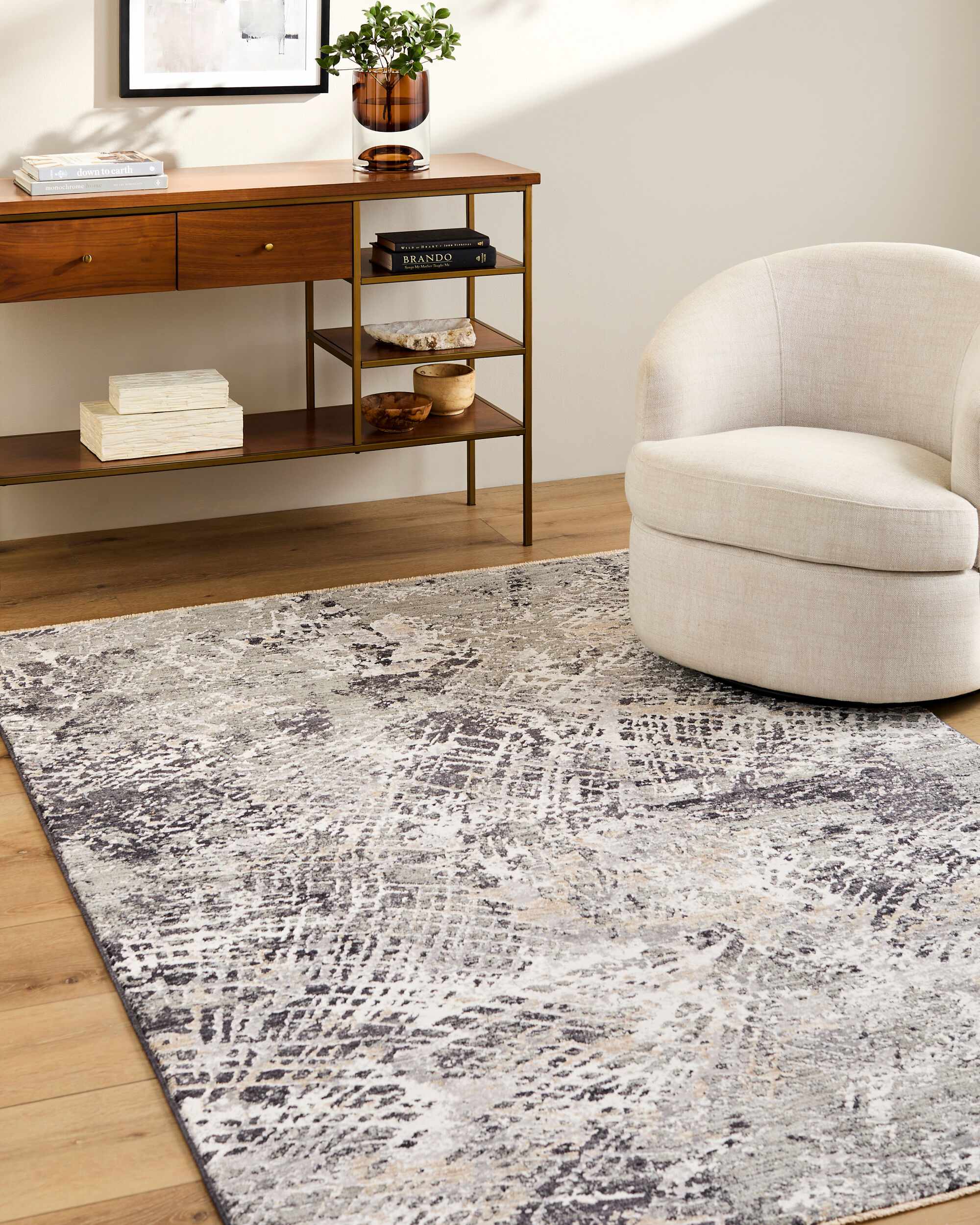 Aolani Medium Gray Area Rug - Image 2