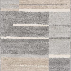 Glouster Taupe&Gray Lined Area Rug