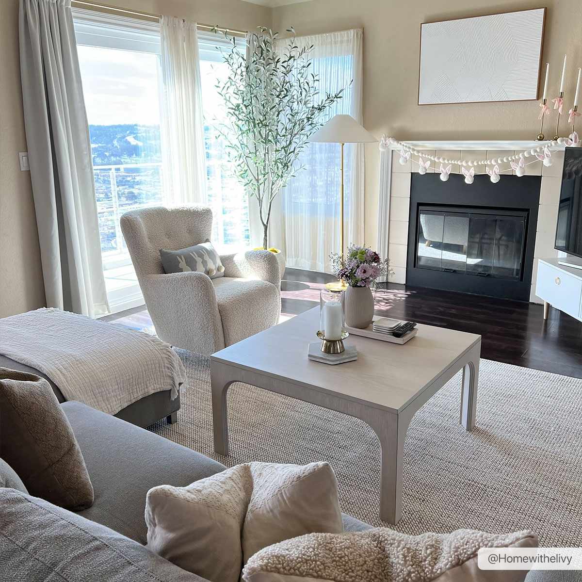 Gowan Beige Area Rug - Image 9