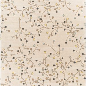 Beige Elsu Wool Rug
