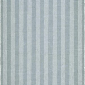 Carpeneto Dusty Blue Striped Outdoor Area Rug