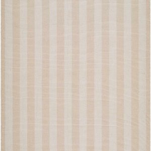 Carpeneto Beige Striped Outdoor Area Rug