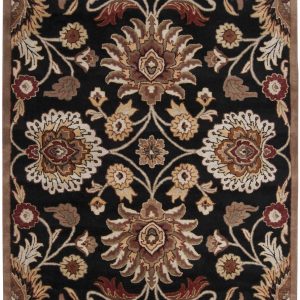 Conesus 1053 Hand Tufted Black Wool Rug