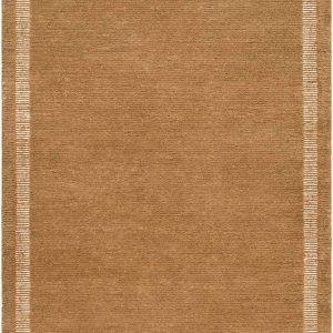Tufape Brown Modern Minimalist Handmade Area Rug