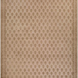 Darwid Camel Damask Washable Area Rug