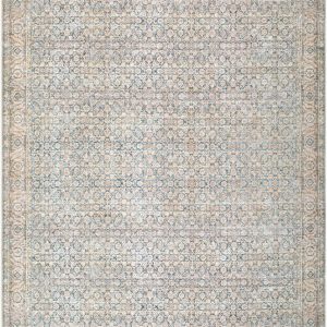 Sylvia Machine Woven  Jenni Yolo Home x LIVABLISS JYSL-2302 Washable Area Rug