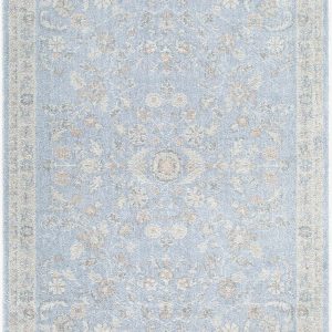 Cravanzana Slate Blue Traditional Area Rug