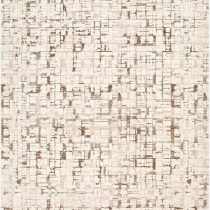 Haukea Beige Contemporary Area Rug