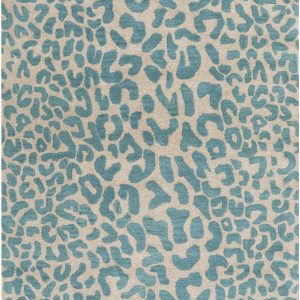 Lockbourne Leopard Print Area Rug