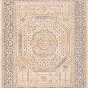 Eiichi Beige Traditional Area Rug