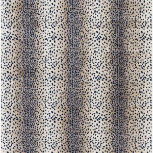 Pointblank Tan & Navy Leopard Print Area Rug