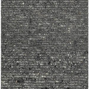 Winta Black Wool Area Rug