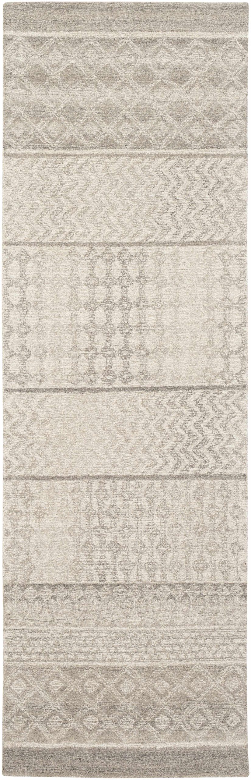 Lone Beige Tufted Maroc Wool Rug - Image 6
