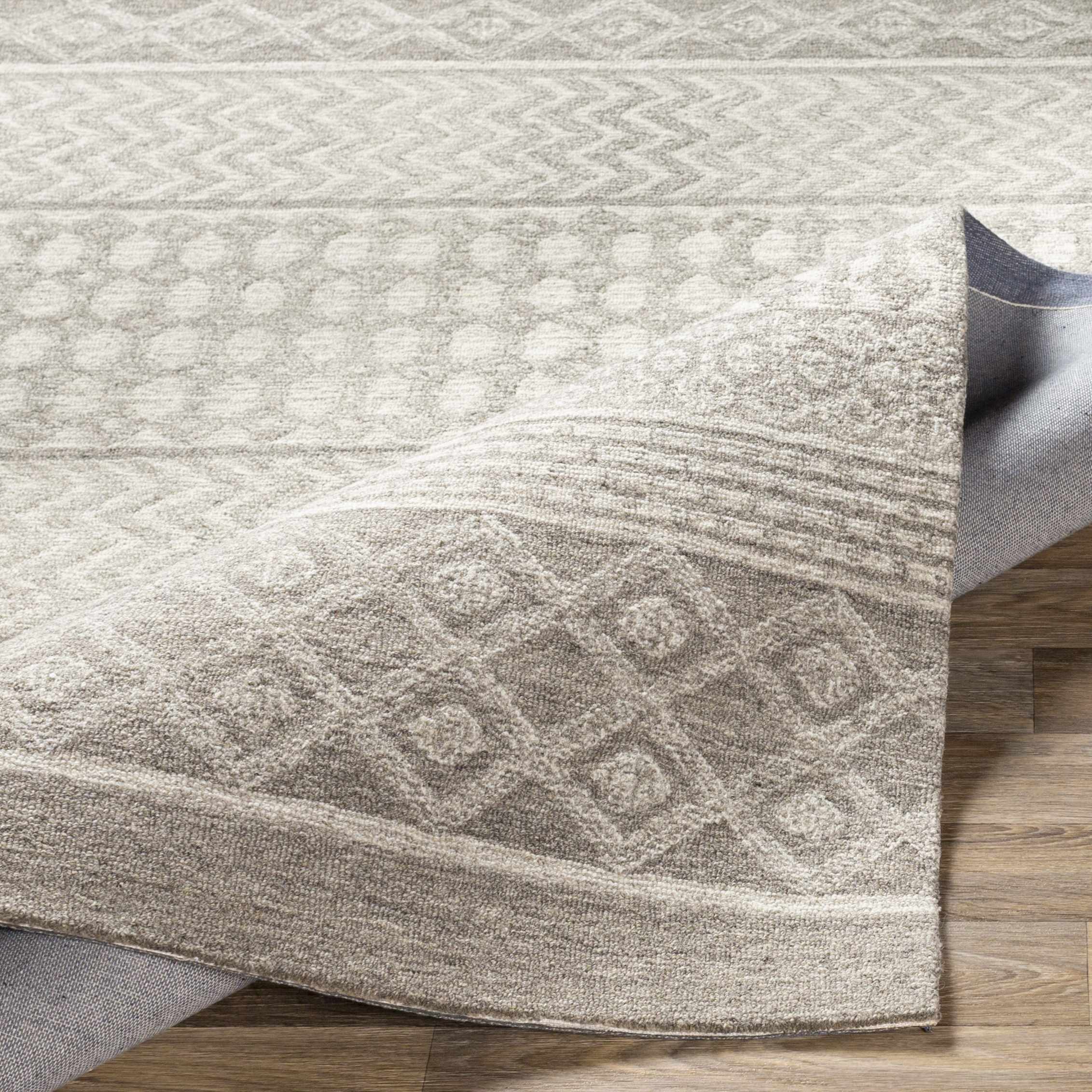Lone Beige Tufted Maroc Wool Rug - Image 4