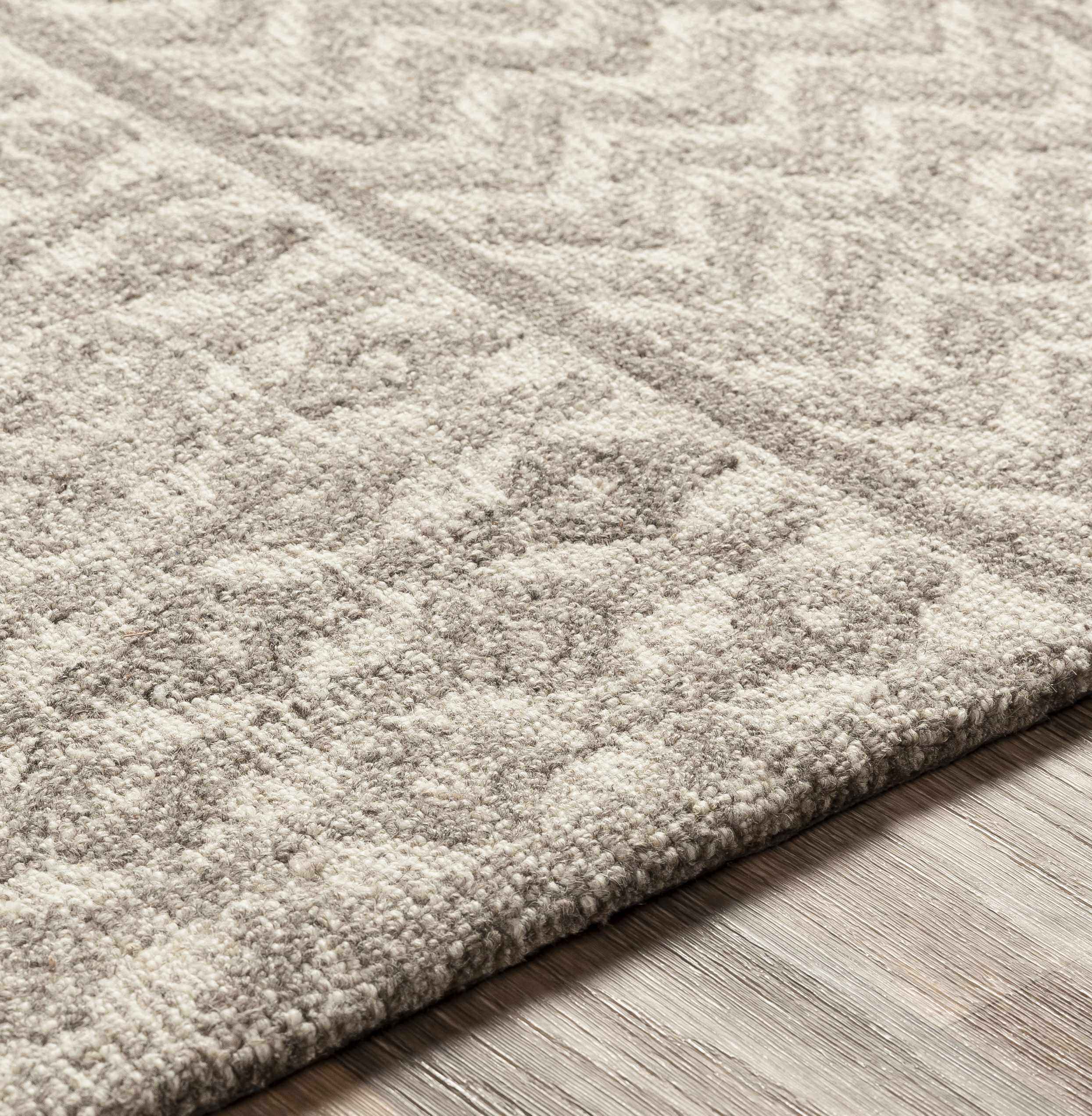 Lone Beige Tufted Maroc Wool Rug - Image 8