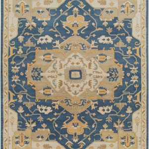 Broomfield 1145 Hand Tufted Blue Wool Rug