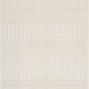 Drago White Washable Area Rug