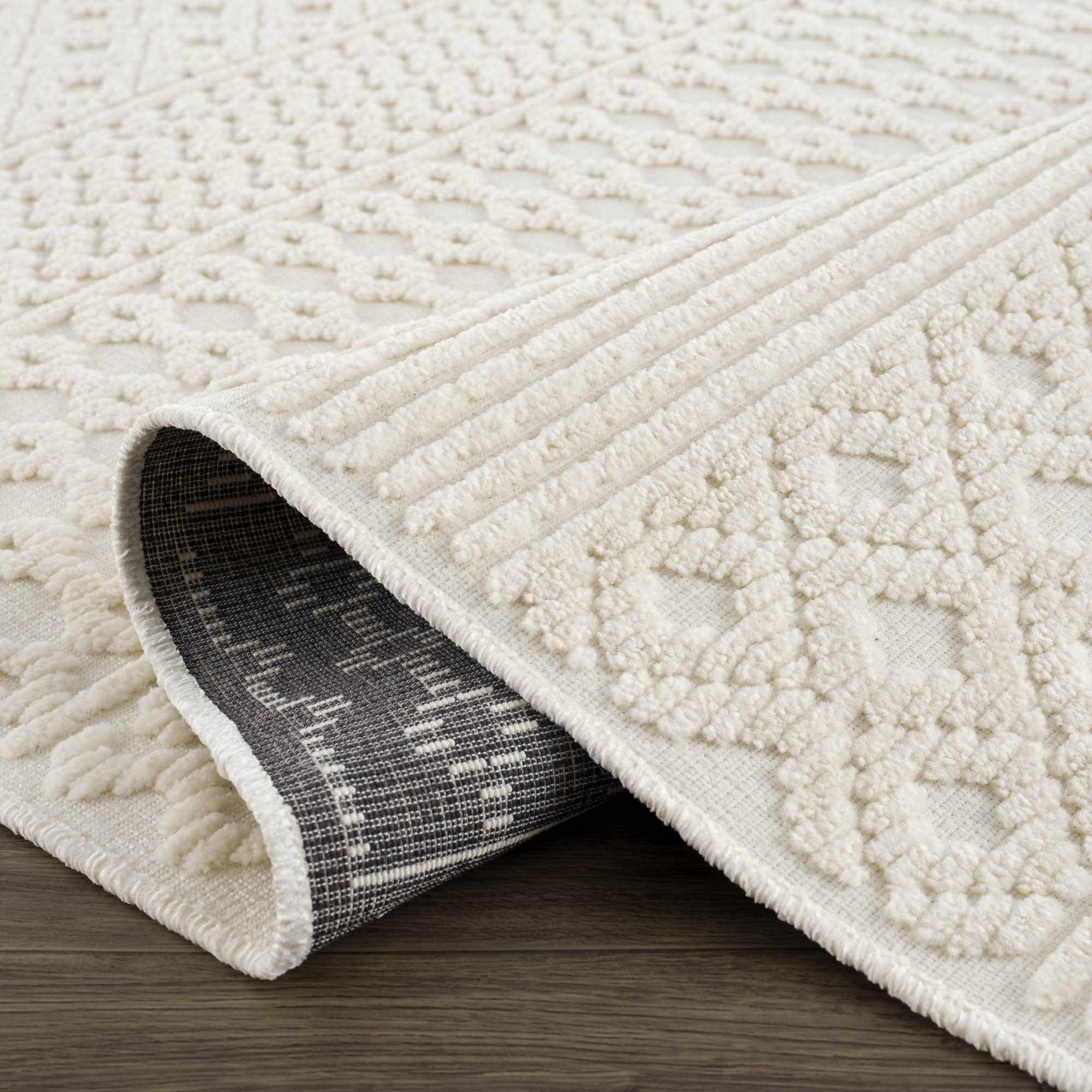 Drago White Washable Area Rug - Image 5