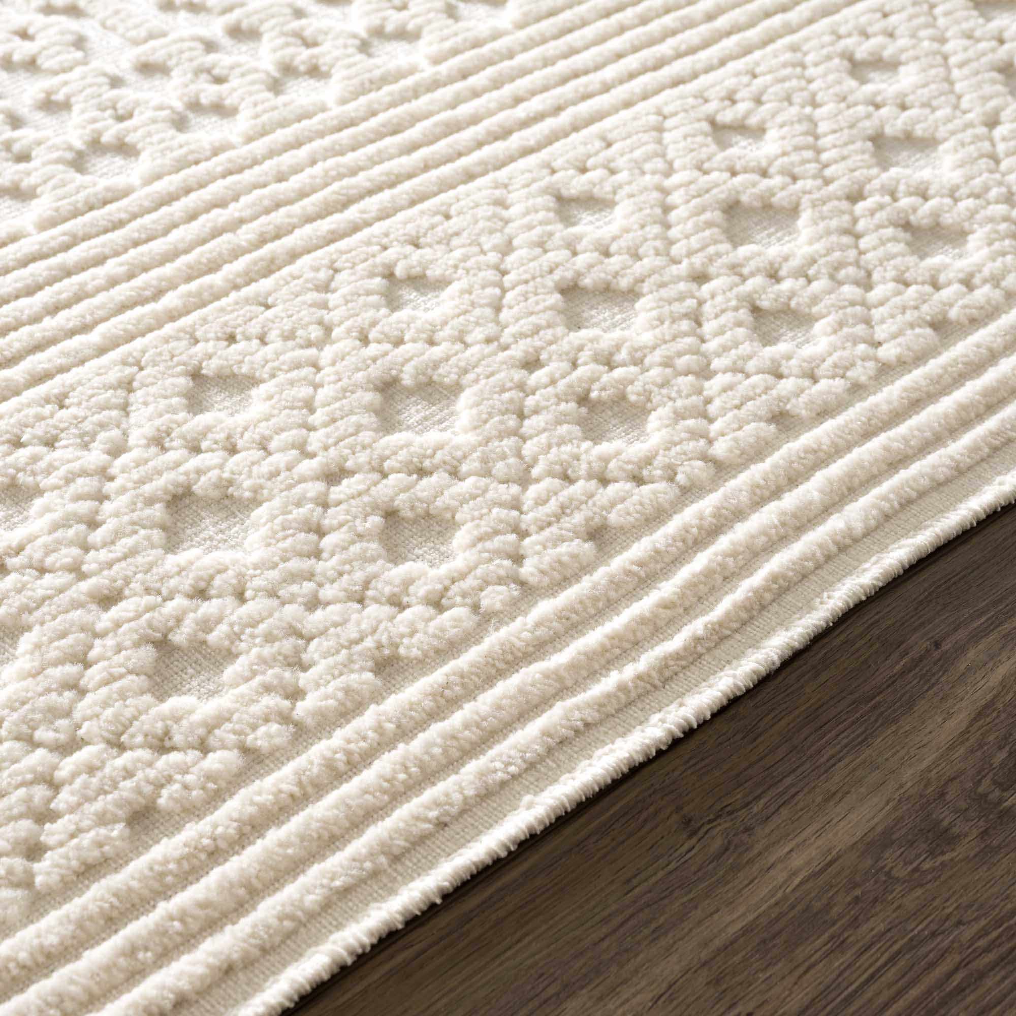 Drago White Washable Area Rug - Image 11