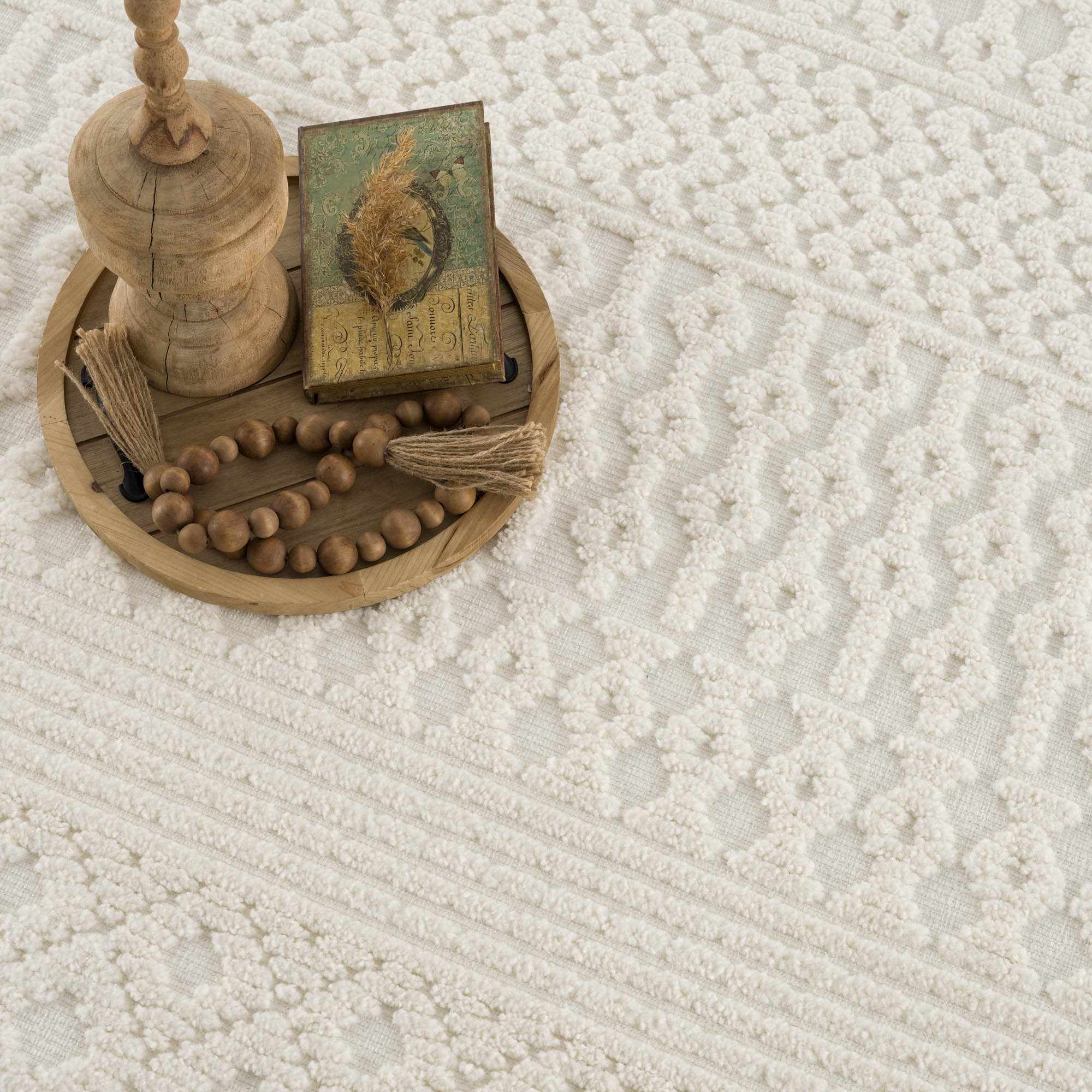 Drago White Washable Area Rug - Image 16