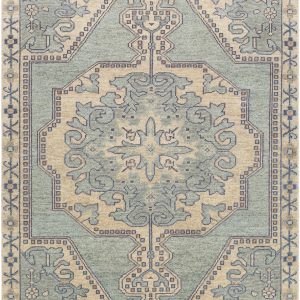 Mayland Premium Hand Knotted Wool & Viscose Area Rug