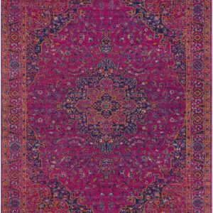 Milliken Magenta Area Rug