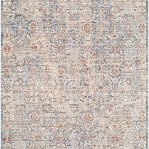 Leonid Traditional Blue Area Rug